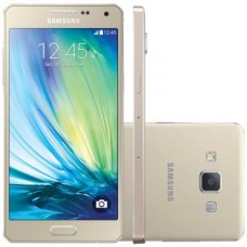 SAMSUNG GALAXY A5 4G DUOS A500M GOLD TELA 5 POLEGADAS ANDROID 4.4 13MP PROCESSADOR QUAD CORE 1.2GHZ